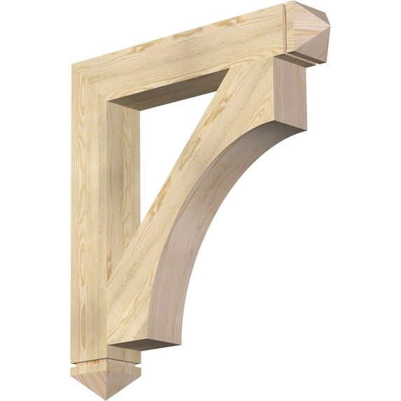 Ekena Millwork 6"W x 38"D x 42"H Westlake Arts & Crafts Rough Sawn Bracket, Douglas Fir