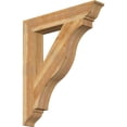 thumbnail image 1 of Ekena Millwork 6"W x 38"D x 44"H Funston Traditional Rough Sawn Bracket, Western Red Cedar, 1 of 4