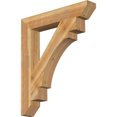 thumbnail image 1 of Ekena Millwork 6"W x 38"D x 44"H Merced Slat Rough Sawn Bracket, Western Red Cedar, 1 of 4