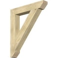 thumbnail image 1 of Ekena Millwork 6"W x 38"D x 44"H Traditional Slat Rough Sawn Bracket, Douglas Fir, 1 of 4