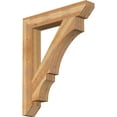thumbnail image 1 of Ekena Millwork 6"W x 38"D x 46"H Balboa Slat Rough Sawn Bracket, Western Red Cedar, 1 of 4