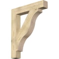 thumbnail image 1 of Ekena Millwork 6"W x 38"D x 46"H Funston Block Rough Sawn Bracket, Douglas Fir, 1 of 4