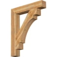 thumbnail image 1 of Ekena Millwork 6"W x 38"D x 46"H Merced Block Rough Sawn Bracket, Western Red Cedar, 1 of 4