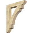 thumbnail image 1 of Ekena Millwork 6"W x 38"D x 46"H Merced Slat Rough Sawn Bracket, Douglas Fir, 1 of 4