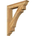 thumbnail image 1 of Ekena Millwork 6"W x 38"D x 46"H Merced Traditional Rough Sawn Bracket, Western Red Cedar, 1 of 4