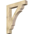 thumbnail image 1 of Ekena Millwork 6"W x 38"D x 46"H Olympic Block Rough Sawn Bracket, Douglas Fir, 1 of 4