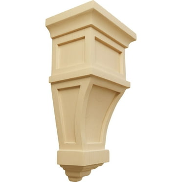 Ekena Millwork 6"W x 4"D x 11"H Alpine Corbel, Alder