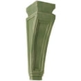 thumbnail image 1 of Ekena Millwork 6"W x 4"D x 11"H Alpine Wood Vintage Decor Corbel, Restoration Green, 1 of 6