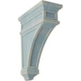 thumbnail image 1 of Ekena Millwork 6"W x 4"D x 9"H Arts and Crafts Wood Vintage Decor Corbel, Driftwood Blue, 1 of 6