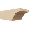 thumbnail image 1 of Ekena Millwork 6"W x 4"H x 12"L Monterey Woodgrain TimberThane Rafter Tail, Primed Tan, 1 of 6