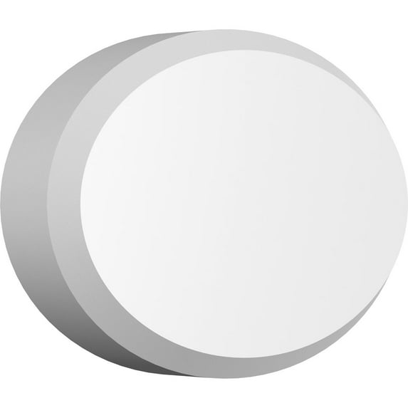 Ekena Millwork 6"W x 4"H x 3/4"P Standard Dalton Rosette with Beveled Edge (2-Pack)