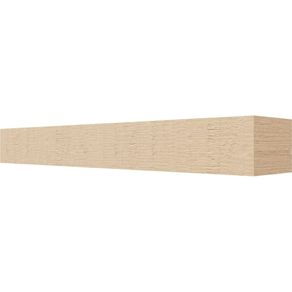 Ekena Millwork 6"W x 4"H x 32"L Block Woodgrain TimberThane Rafter Tail, Primed Tan