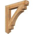 thumbnail image 1 of Ekena Millwork 6"W x 40"D x 40"H Merced Arts & Crafts Rough Sawn Bracket, Western Red Cedar, 1 of 4