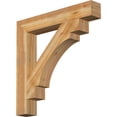 thumbnail image 1 of Ekena Millwork 6"W x 40"D x 40"H Merced Block Rough Sawn Bracket, Western Red Cedar, 1 of 4