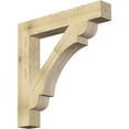 thumbnail image 1 of Ekena Millwork 6"W x 40"D x 40"H Olympic Block Rough Sawn Bracket, Douglas Fir, 1 of 4