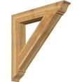 thumbnail image 1 of Ekena Millwork 6"W x 40"D x 40"H Traditional Traditional Rough Sawn Bracket, Western Red Cedar, 1 of 4