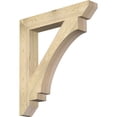 thumbnail image 1 of Ekena Millwork 6"W x 40"D x 44"H Imperial Slat Rough Sawn Bracket, Douglas Fir, 1 of 4