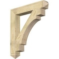 thumbnail image 1 of Ekena Millwork 6"W x 40"D x 44"H Merced Arts & Crafts Rough Sawn Bracket, Douglas Fir, 1 of 4