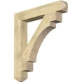 thumbnail image 1 of Ekena Millwork 6"W x 40"D x 44"H Merced Craftsman Rough Sawn Bracket, Douglas Fir, 1 of 4