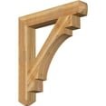 thumbnail image 1 of Ekena Millwork 6"W x 40"D x 44"H Merced Craftsman Rough Sawn Bracket, Western Red Cedar, 1 of 4