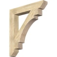 thumbnail image 1 of Ekena Millwork 6"W x 40"D x 44"H Merced Slat Rough Sawn Bracket, Douglas Fir, 1 of 4