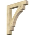 thumbnail image 1 of Ekena Millwork 6"W x 40"D x 48"H Merced Block Rough Sawn Bracket, Douglas Fir, 1 of 4