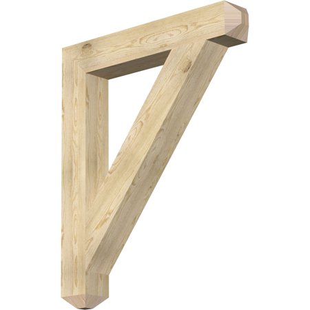 Ekena Millwork 6"W x 40"D x 48"H Traditional Craftsman Rough Sawn Bracket, Douglas Fir