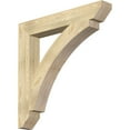 thumbnail image 1 of Ekena Millwork 6"W x 42"D x 42"H Thorton Slat Rough Sawn Bracket, Douglas Fir, 1 of 4