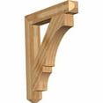 thumbnail image 1 of Ekena Millwork 6"W x 42"D x 48"H Balboa Craftsman Rough Sawn Bracket, Western Red Cedar, 1 of 13