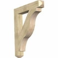 thumbnail image 1 of Ekena Millwork 6"W x 42"D x 48"H Funston Craftsman Rough Sawn Bracket, Douglas Fir, 1 of 13