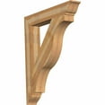 thumbnail image 1 of Ekena Millwork 6"W x 42"D x 48"H Funston Traditional Rough Sawn Bracket, Western Red Cedar, 1 of 13