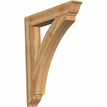Ekena Millwork 6"W x 42"D x 48"H Thorton Traditional Rough Sawn Bracket, Western Red Cedar