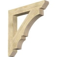 thumbnail image 1 of Ekena Millwork 6"W x 44"D x 44"H Balboa Slat Rough Sawn Bracket, Douglas Fir, 1 of 4