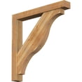 thumbnail image 1 of Ekena Millwork 6"W x 44"D x 44"H Funston Block Rough Sawn Bracket w/ Offset Brace, Western Red Cedar, 1 of 25