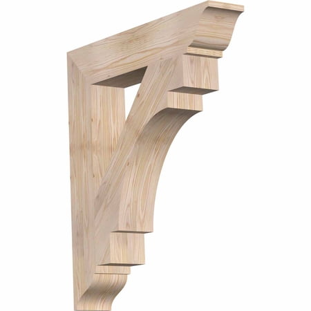 Ekena Millwork 6"W x 44"D x 44"H Merced Traditional Rough Sawn Bracket, Douglas Fir