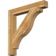 thumbnail image 1 of Ekena Millwork 6"W x 46"D x 46"H Funston Block Rough Sawn Bracket, Western Red Cedar, 1 of 4