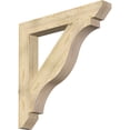 thumbnail image 1 of Ekena Millwork 6"W x 46"D x 46"H Funston Slat Rough Sawn Bracket, Douglas Fir, 1 of 4