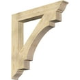 thumbnail image 1 of Ekena Millwork 6"W x 46"D x 46"H Merced Traditional Rough Sawn Bracket, Douglas Fir, 1 of 4