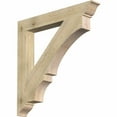 thumbnail image 1 of Ekena Millwork 6"W x 48"D x 48"H Balboa Traditional Rough Sawn Bracket, Douglas Fir, 1 of 13