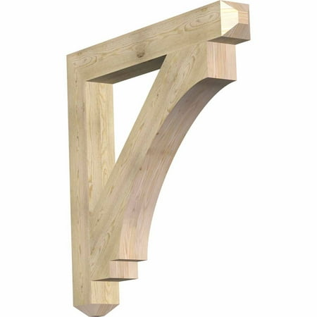 Ekena Millwork 6"W x 48"D x 48"H Imperial Craftsman Rough Sawn Bracket, Douglas Fir