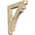 thumbnail image 1 of Ekena Millwork 6"W x 48"D x 48"H Merced Craftsman Rough Sawn Bracket, Douglas Fir, 1 of 13