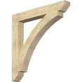 thumbnail image 1 of Ekena Millwork 6"W x 48"D x 48"H Thorton Slat Rough Sawn Bracket, Douglas Fir, 1 of 4