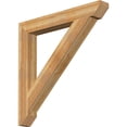 thumbnail image 1 of Ekena Millwork 6"W x 48"D x 48"H Traditional Slat Rough Sawn Bracket, Western Red Cedar, 1 of 4