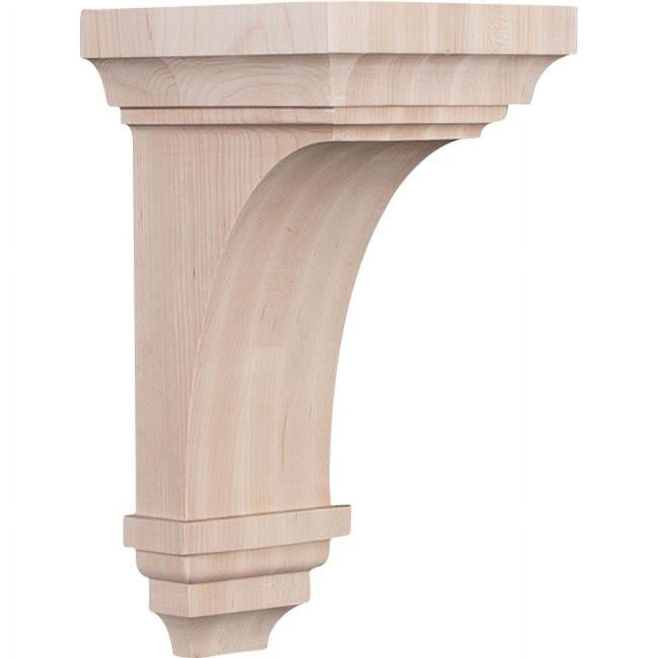 Large Rubberwood Jefferson Corbel 6"W x 6.75"D x 12"H