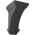thumbnail image 1 of Ekena Millwork 6"W x 6 3/4"D x 12"H Large Jefferson Wood Vintage Decor Corbel, Black, 1 of 5