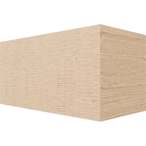 Ekena Millwork 6"W x 6"H x 12"L Block Woodgrain TimberThane Rafter Tail, Primed Tan