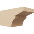 thumbnail image 1 of Ekena Millwork 6"W x 6"H x 12"L Monterey Woodgrain TimberThane Rafter Tail, Primed Tan, 1 of 6