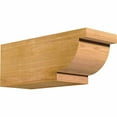 thumbnail image 1 of Ekena Millwork 6"W x 6"H x 16"L Alpine Rough Sawn Rafter Tail, Western Red Cedar, 1 of 4