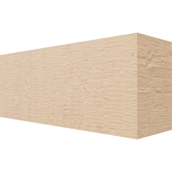 Ekena Millwork 6"W x 8"H x 20"L Block Woodgrain TimberThane Rafter Tail, Primed Tan