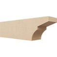thumbnail image 1 of Ekena Millwork 6"W x 8"H x 28"L Monterey Woodgrain TimberThane Rafter Tail, Primed Tan, 1 of 6